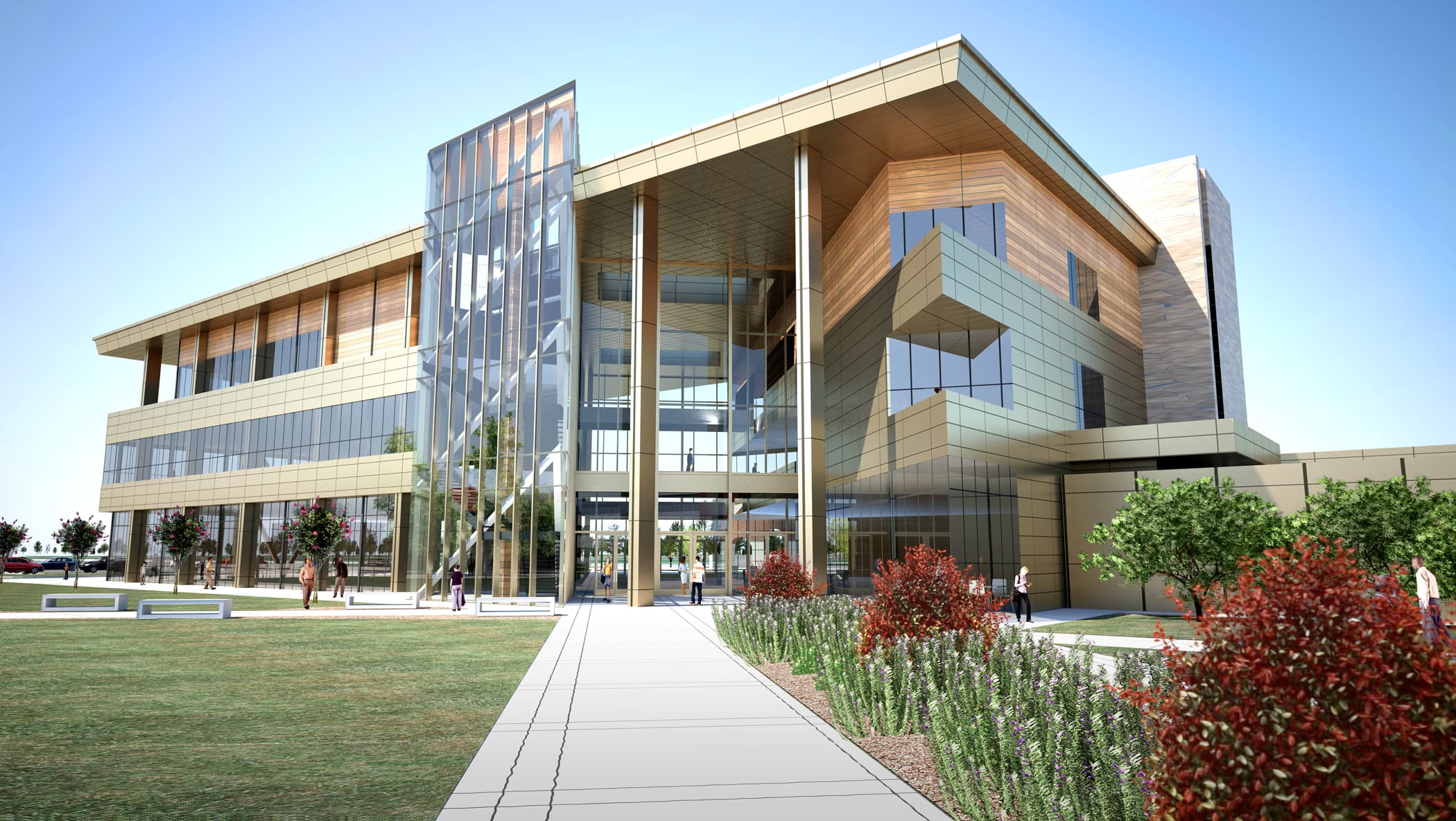 Campus Commons - north entry